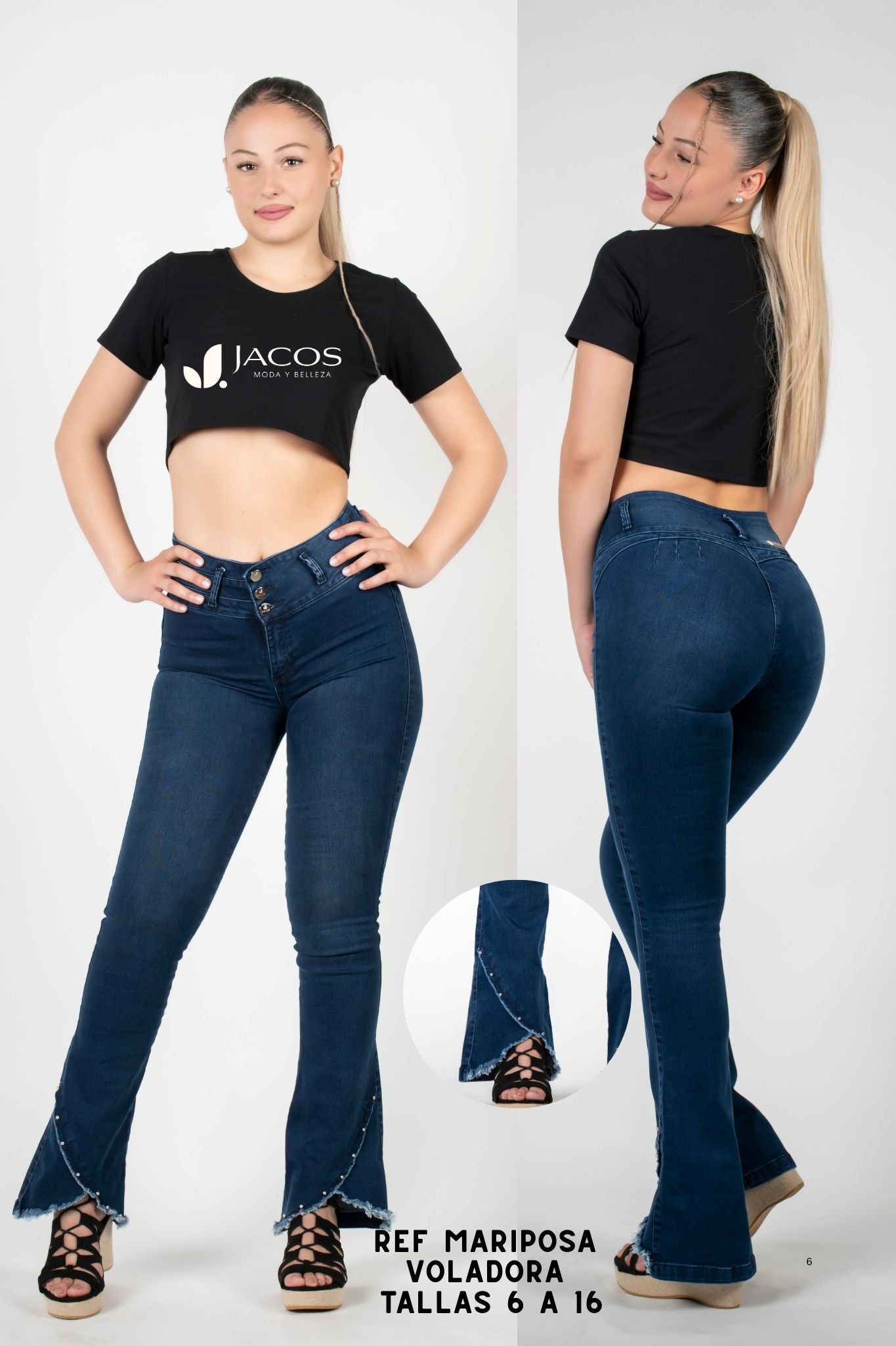 JEANS MARIPOSA VOLADORA