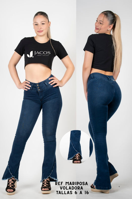 JEANS MARIPOSA VOLADORA