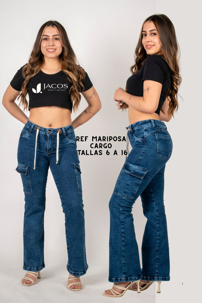 JEANS LEVANTA COLA COLOMBIANO