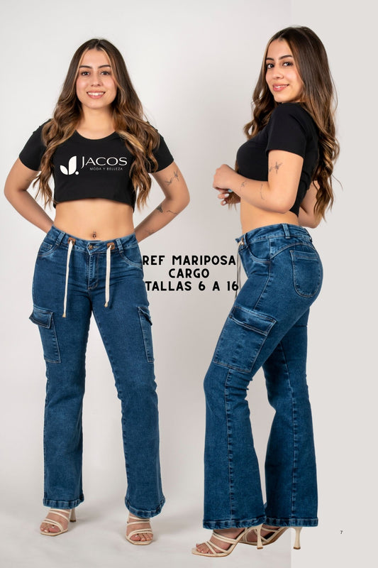 JEANS LEVANTA COLA COLOMBIANO