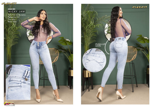 JEANS LEVANTA COLA COLOMBIANOS