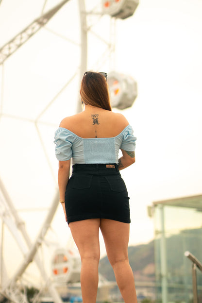 FALDA NEGRA BOLSILLO