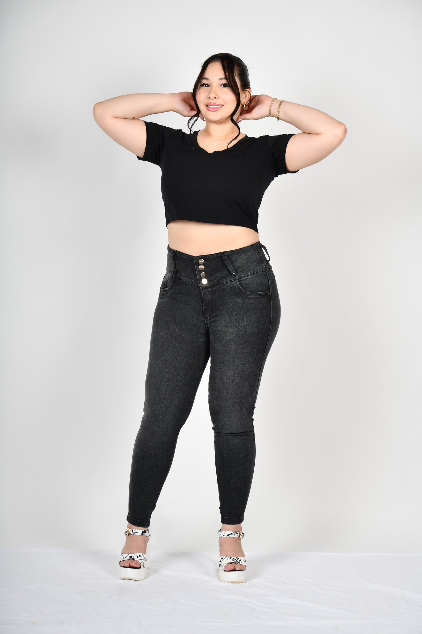 JEANS COLOMBIANO GRIS