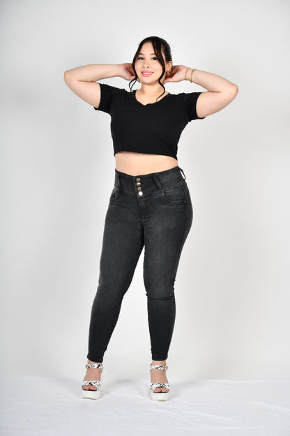 JEANS COLOMBIANO GRIS