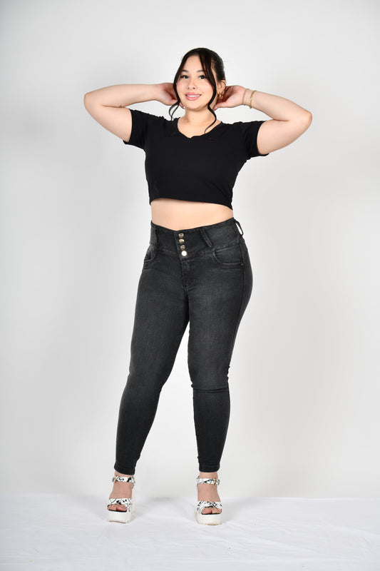 JEANS COLOMBIANO GRIS