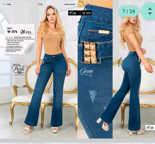 Jeans levanta cola colombiano
