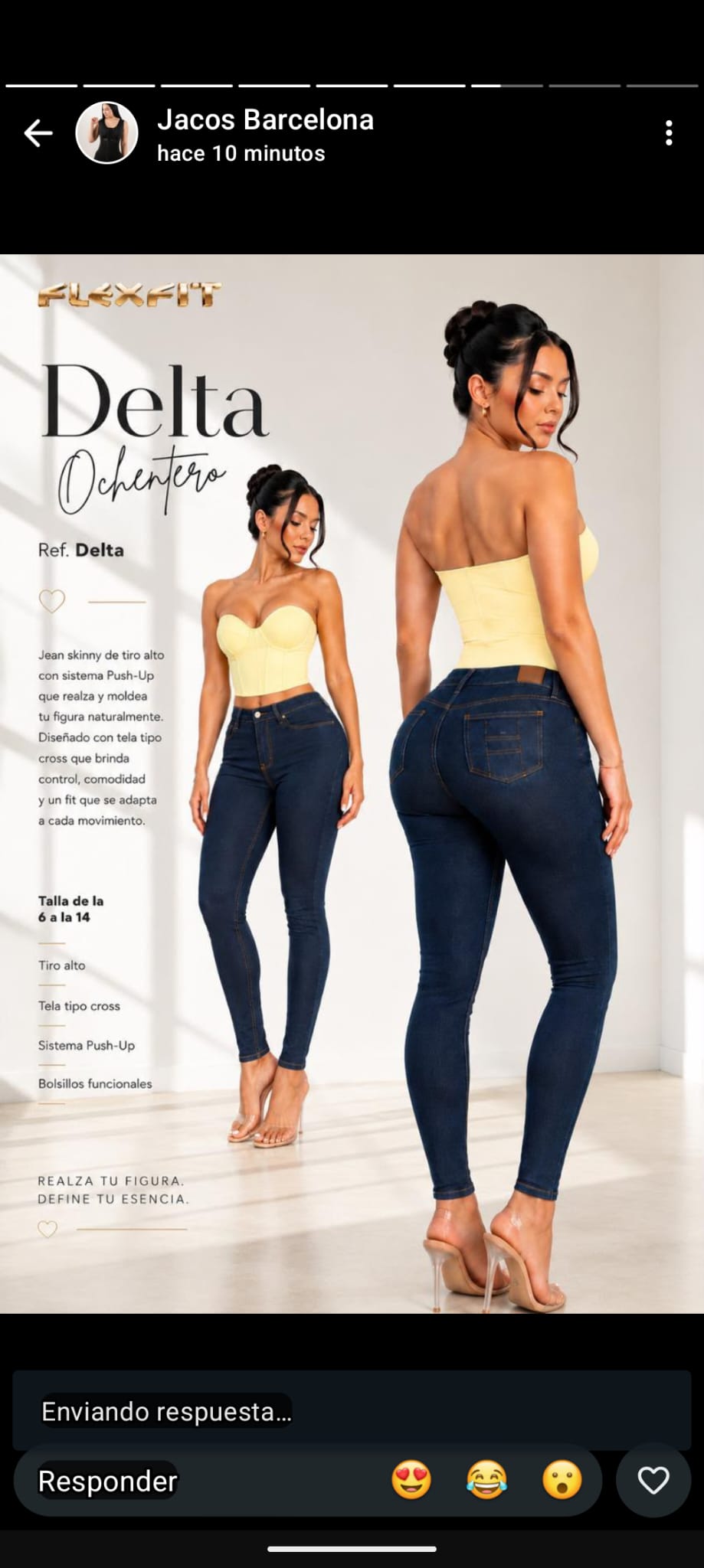JEANS COLOMBIANOS LEVANTA COLA TELA CROSS